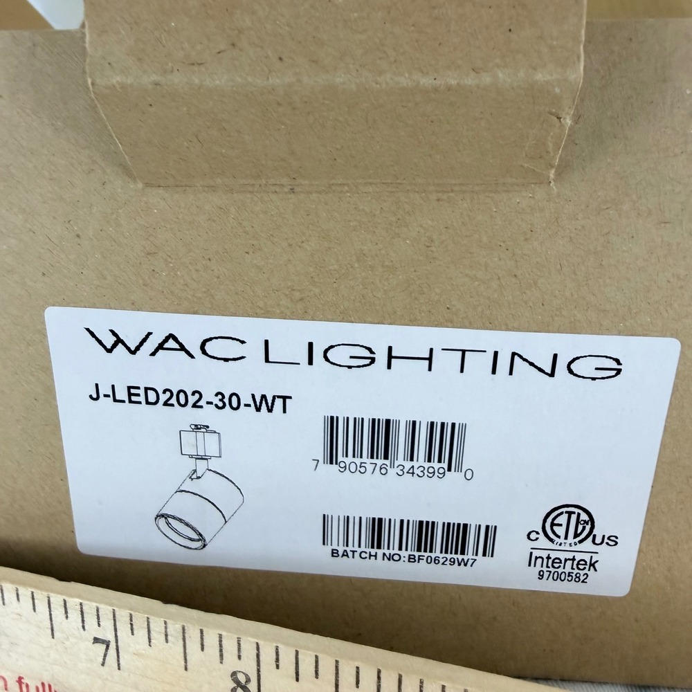 WAC Lighting J-LED202-30-WT LED Track Head White J-Series Track Light New - Picture 2 of 4
